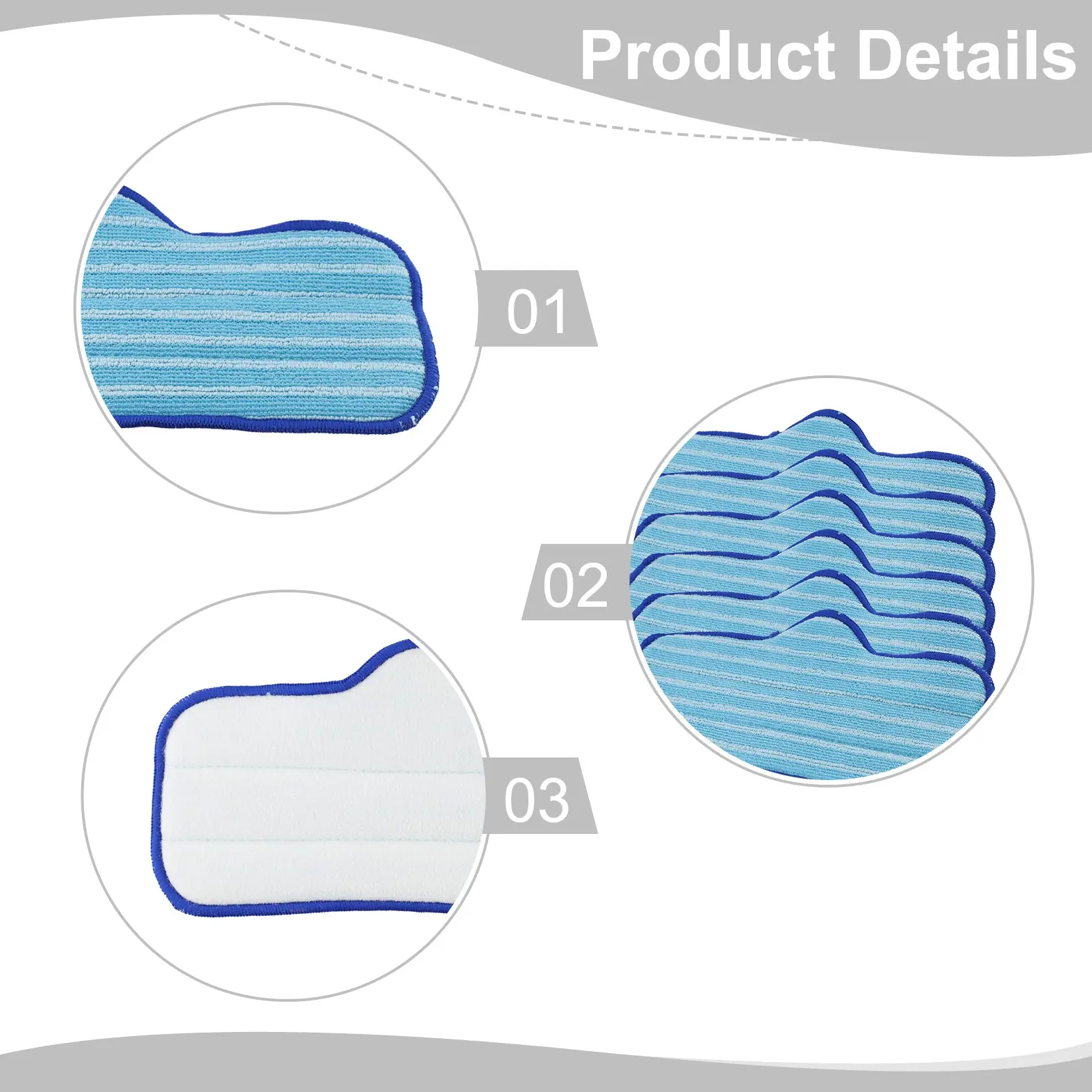Reusable Cloth Efficient Cleaning Household Cleaning Multi-Surface Compatibility Optimized For Dupray Steam Cleaning