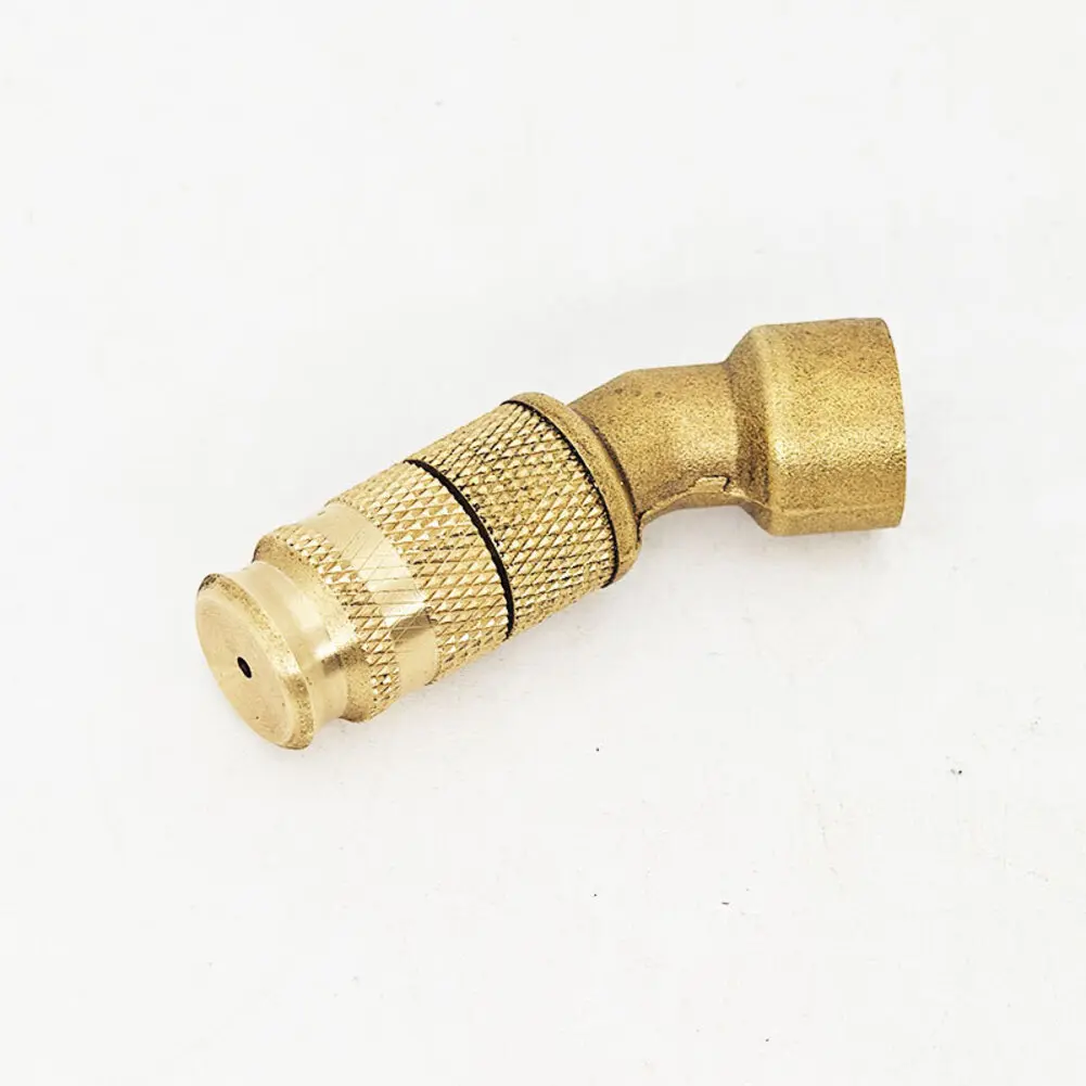 Brass Atomizer For Garden Gardening Watering Nozzle 53mm 14*1.5 High Pressure Sprayer Customizable Spray Distance