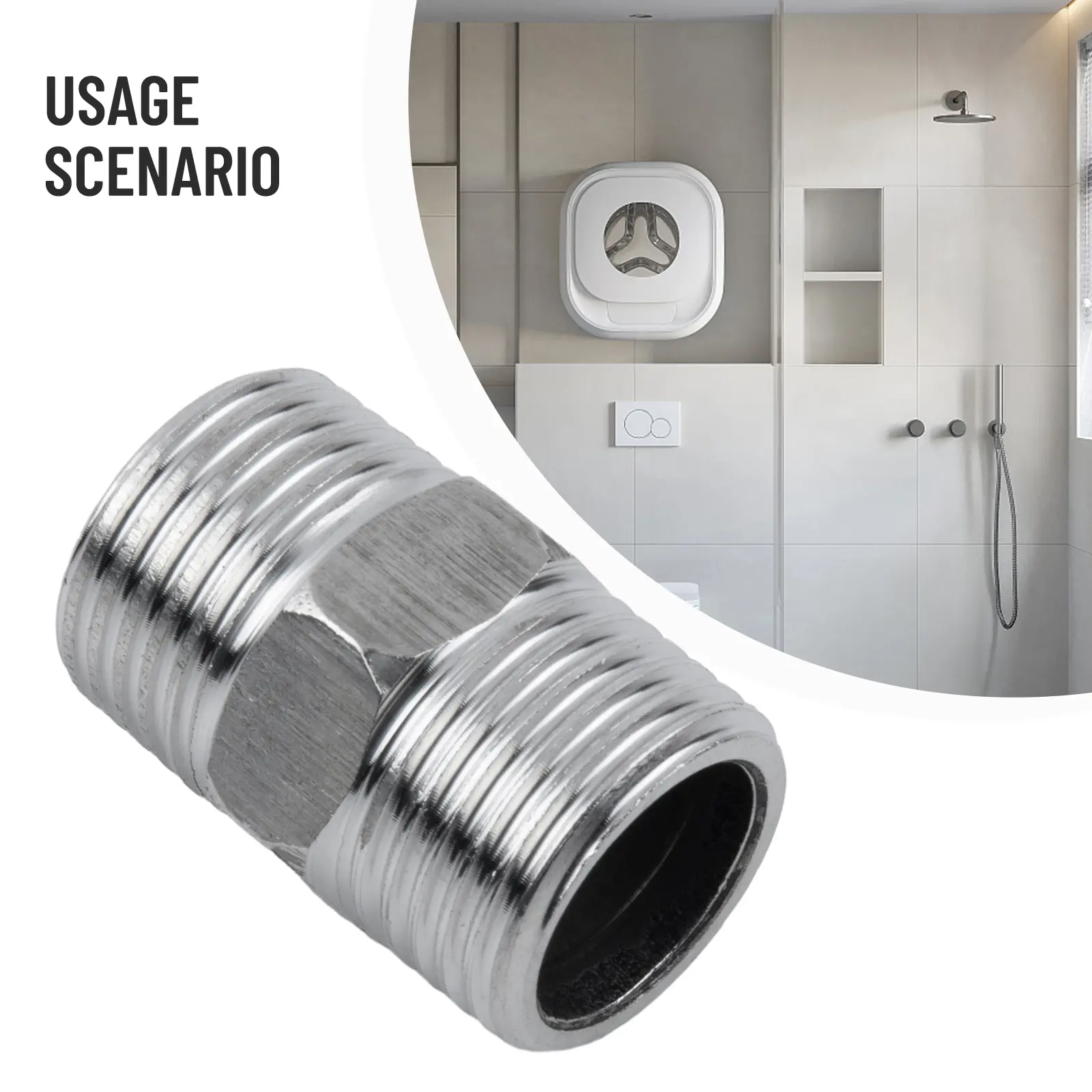 Garden Shower Hose Extend Shower Connector G1 2 Showers Parts Accessories Parts Replacement Shower Hoses Extender Faucets