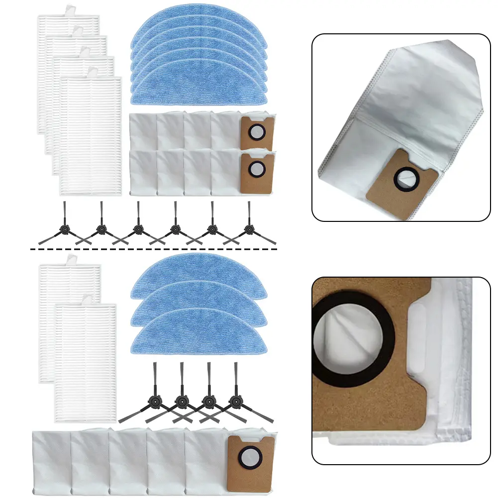 Daily Cleaning Home Maintenance Vacuum Cleaner Kit Replacement Parts Dust Bags As Shown Premium Microfiber Cloths