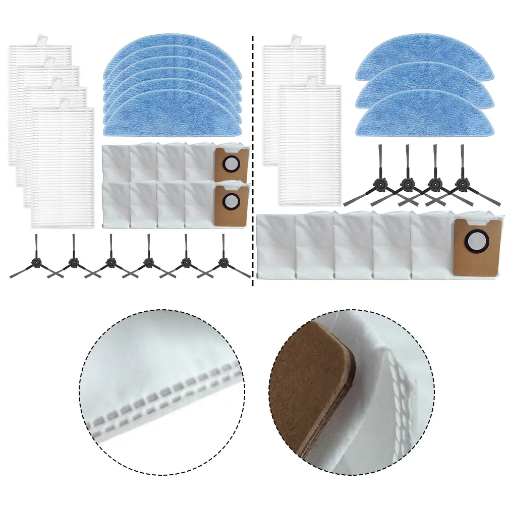 Daily Cleaning Home Maintenance Vacuum Cleaner Kit Replacement Parts Dust Bags As Shown Premium Microfiber Cloths