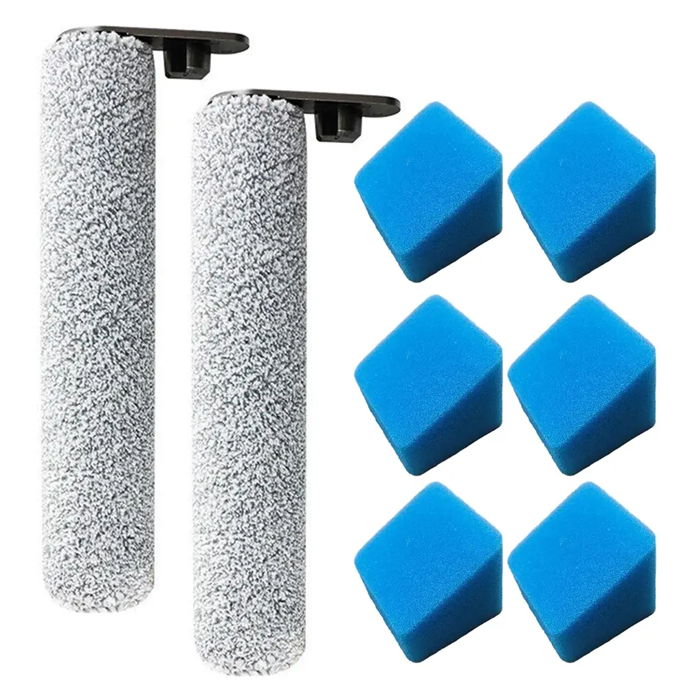 Main Side Brush Kit Roller Brush Filters Nylon Filtration Plastic Material Versatile Usage Lint Brush For Furniture Cleaning