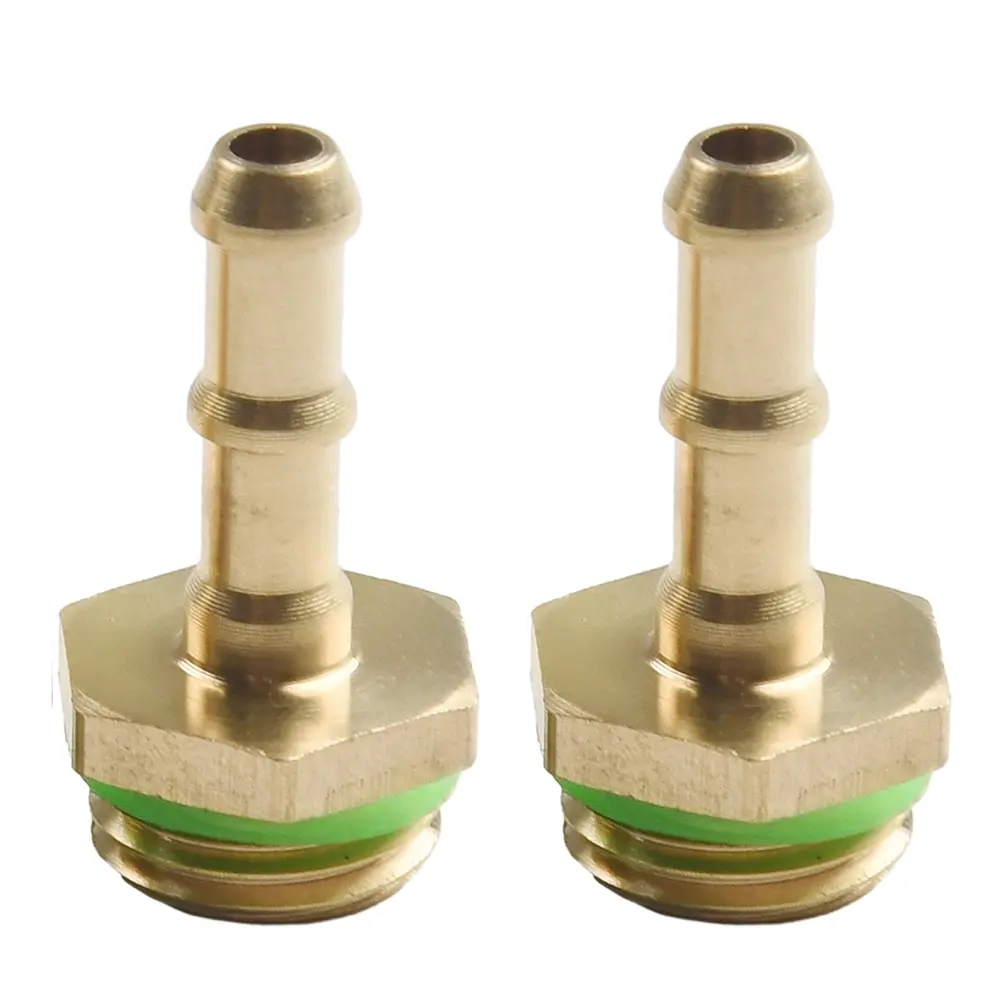 Brass Barb Connector Adjustable Pump Sprayer Gardening Tasks Accommodates 3 8in And 1 4in Hoses For Pest Control