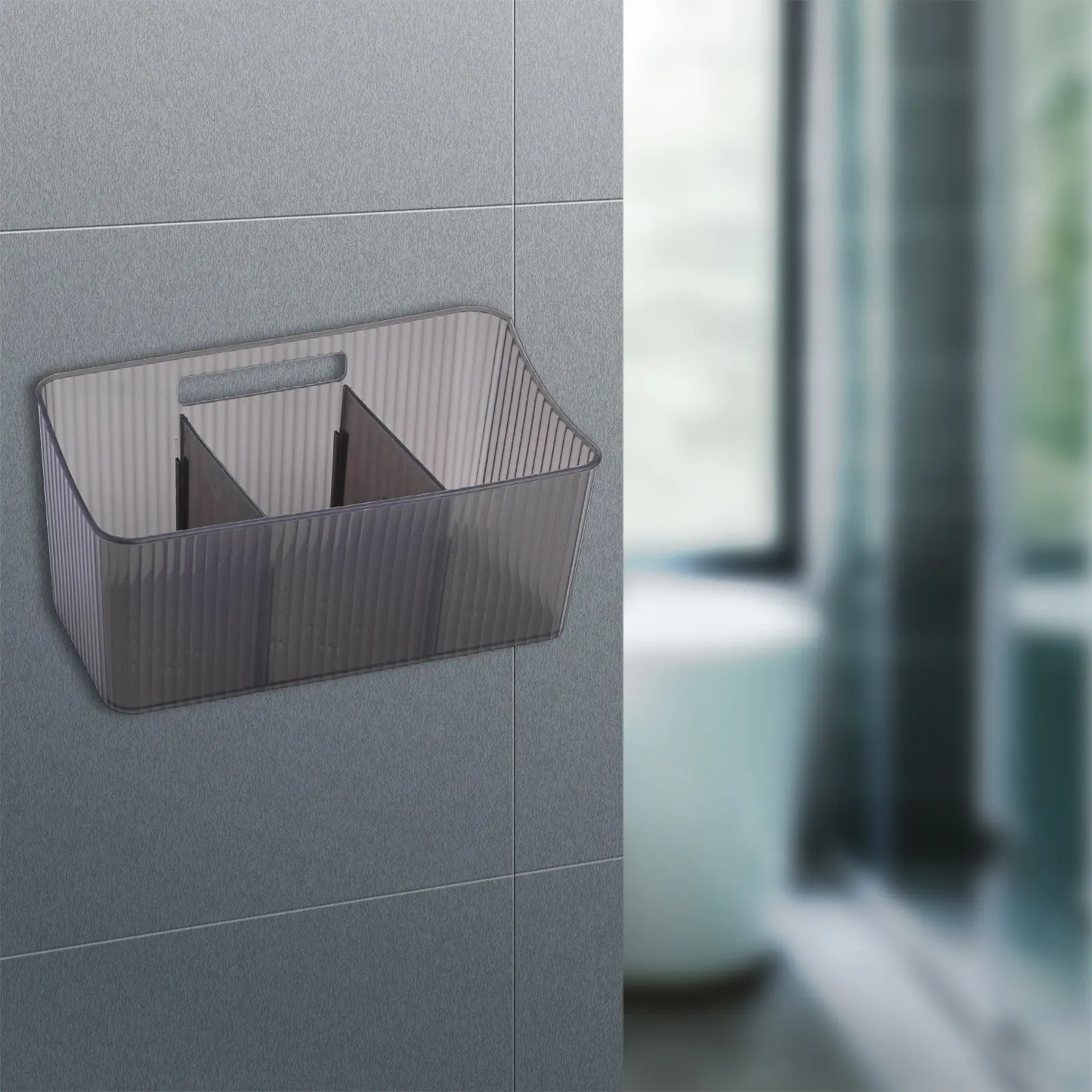 Living Room Bathroom Desktop Storage Organizer PP Plastic Storage Neat And Orderly Bed Sturdy PP Plastic Material