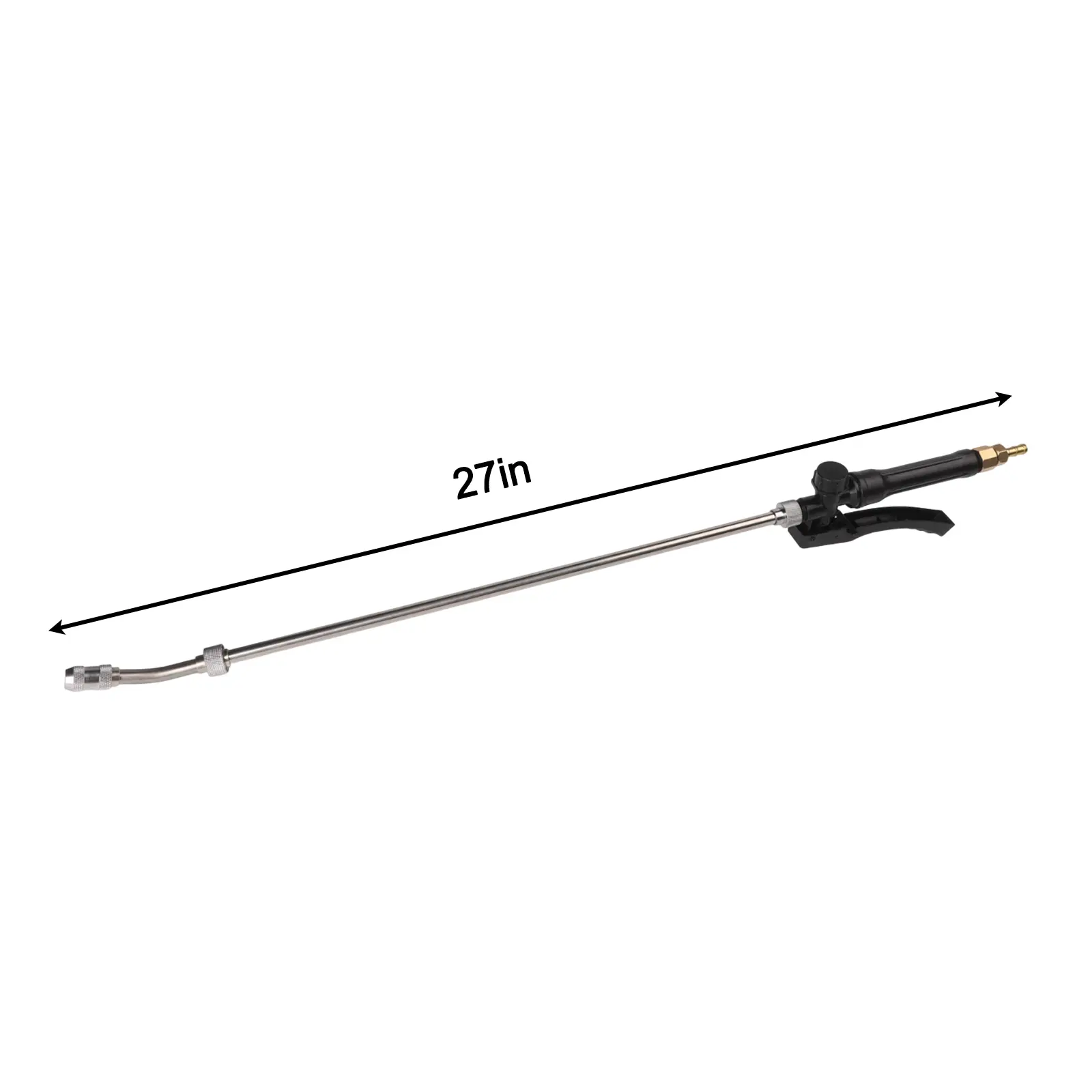 Brass Barb Connector Adjustable Pump Sprayer Gardening Tasks Accommodates 3 8in And 1 4in Hoses For Pest Control