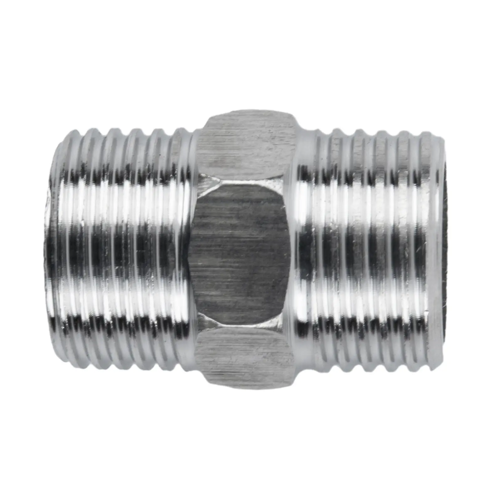 G1/2 Chrome Brass Length Extender Showers Connectors For Extra Long Hoses Shower Hoses Extend Bathroom Faucet Extender Accessory