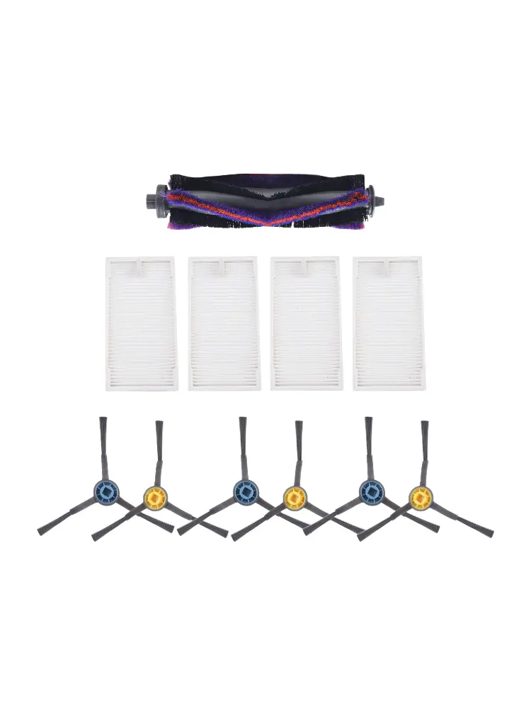 Enhance Your Vacuum Cleaner with this Side Brush and Filter Kit for Midea M9 For Eureka NERE10s E10S For Obode A8
