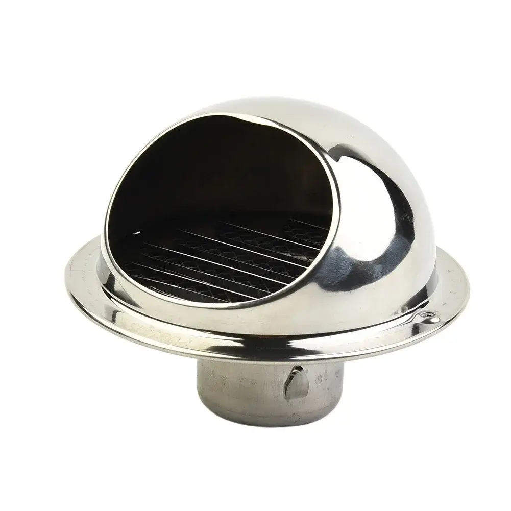 Tumble Dryer Vent Pipes / Hoses Air Vent Grille Stainless Steel Practical Silver 50mm Exhaust Fans Pest Control