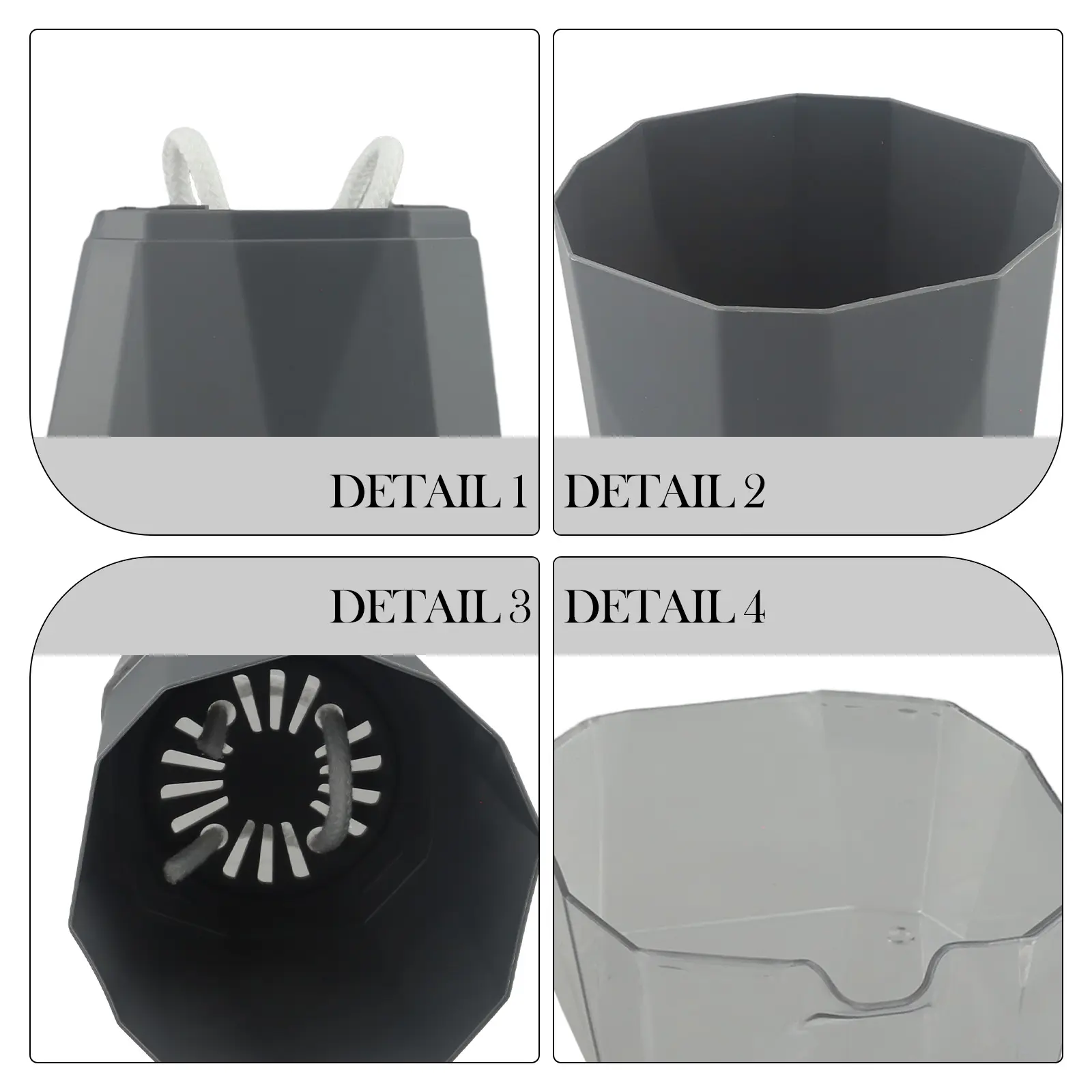 12.5cm In External Diameter Self Watering Flower Pot Easy Disassembly Variety Of Colors Easy Maintenance Living Rooms Bedrooms