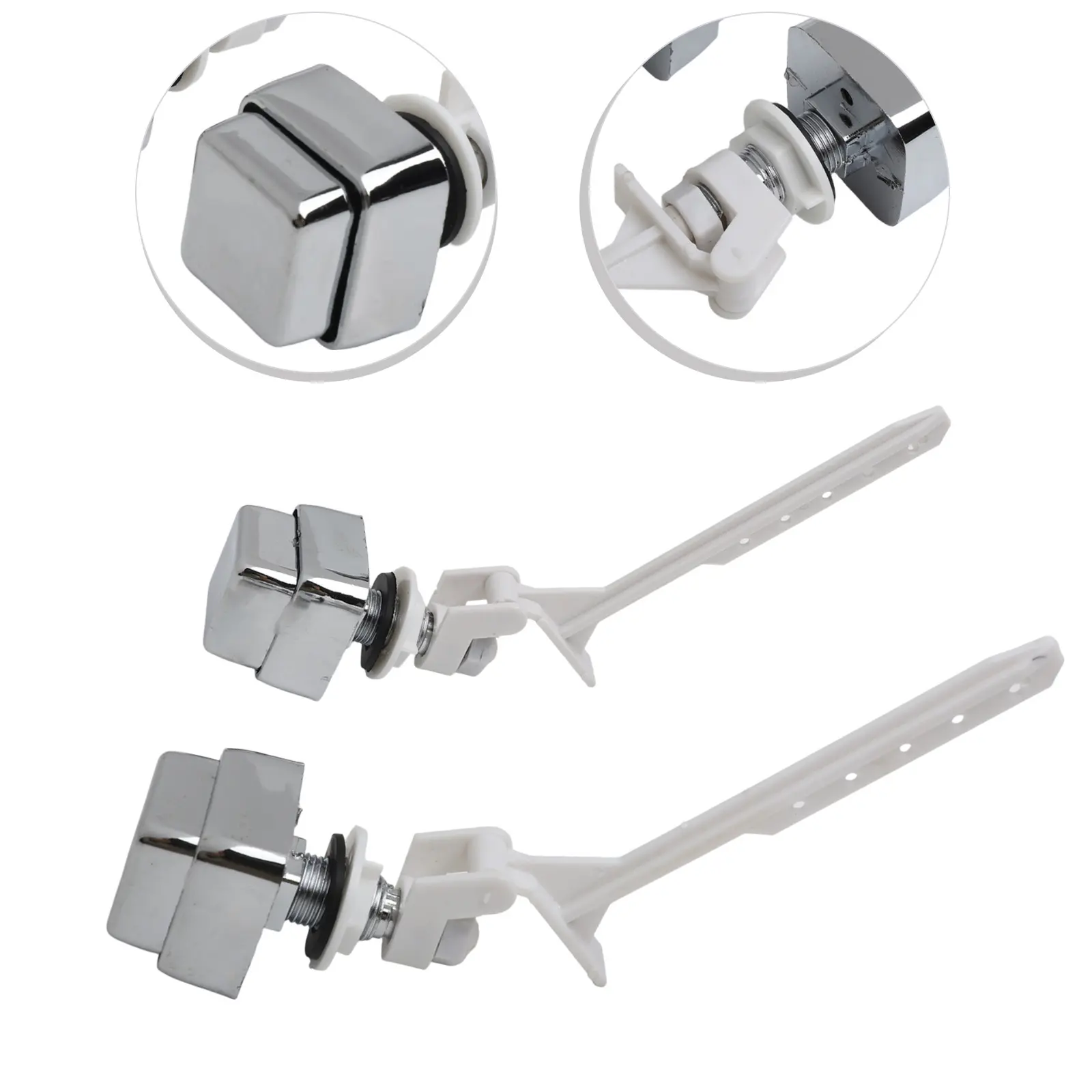 Bathroom Renovation Trip Lever Handle Water Tank Handle As Shown Elegant Bathroom Accessory High Strength Plastic