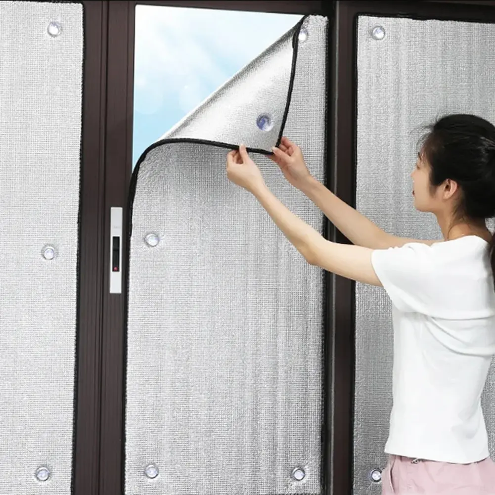 Aluminum Foil  Insulation  Film  Double-Layer Thicken Sash Roof Sunshade Shading  Sunshine  House Roof Windows Insulation Film