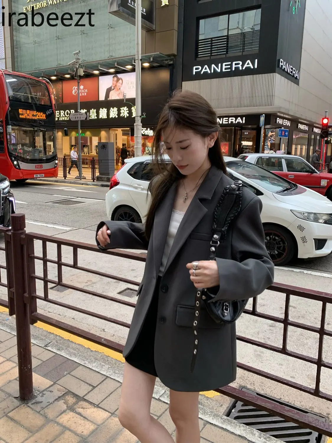 Small Grey Suit Jacket for Women 2024 Autumn and Winter New Korean Hot Sale  Girl's High-grade Casual Casacas Mujer Blazer