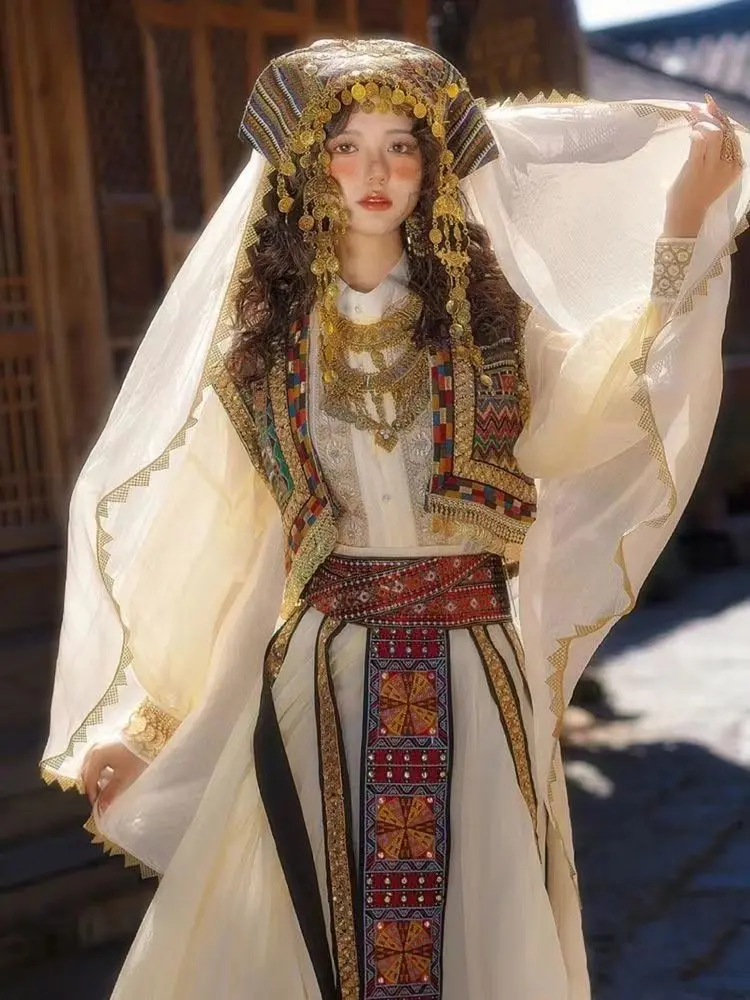 Ethnic Costumes From The Western Regions Embroidery Han Elements New Styles Exotic Modern Chinese Clothing Kung Fu Mujer