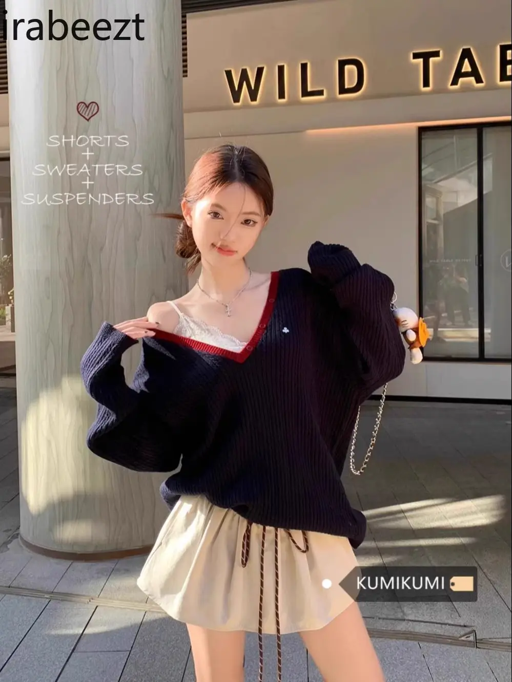 College Style Drawstring Elastic Versatile Low Waist A-line Skirt Women's Summer New Leisure Sports High Waist Short Skirt
