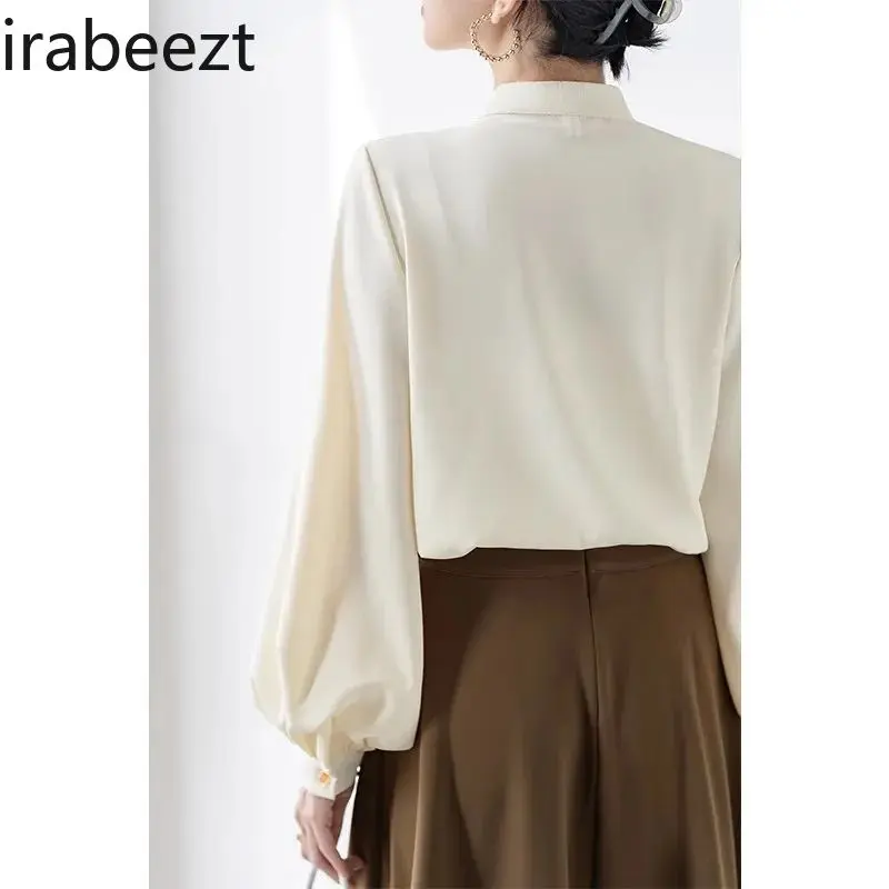 New Chinese Style Blouse Women's Embroidered Stand Collar Asymmetrical Shirt with Peony Print & Slit Cuffs Loose Fit Hanfu Top