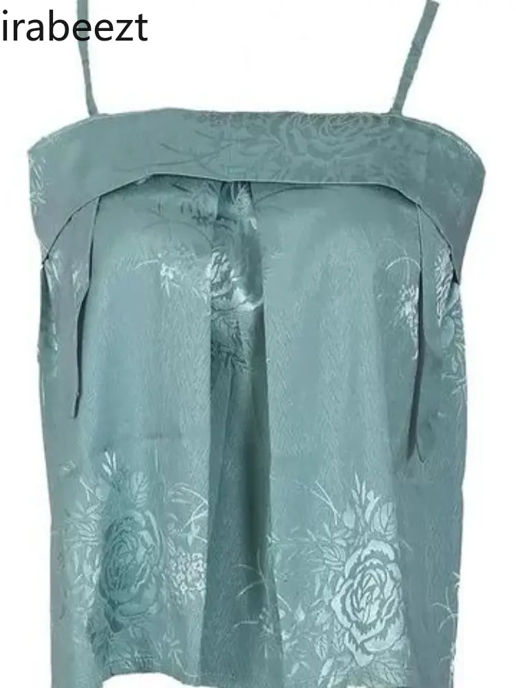 Elegant Hanfu Song Dynasty Style Bustier Top - Vintage Floral Embroidered Strapless Bralette Women's Sexy Lace Corset for Party