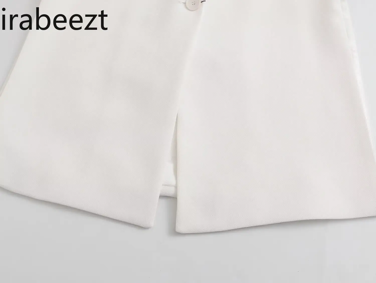 Women's V-Neck Sleeveless Blazer Vest Split Front Tie Waist Slim Fit Casual Outwear Fashion Tops Casacos De Inverno Feminino