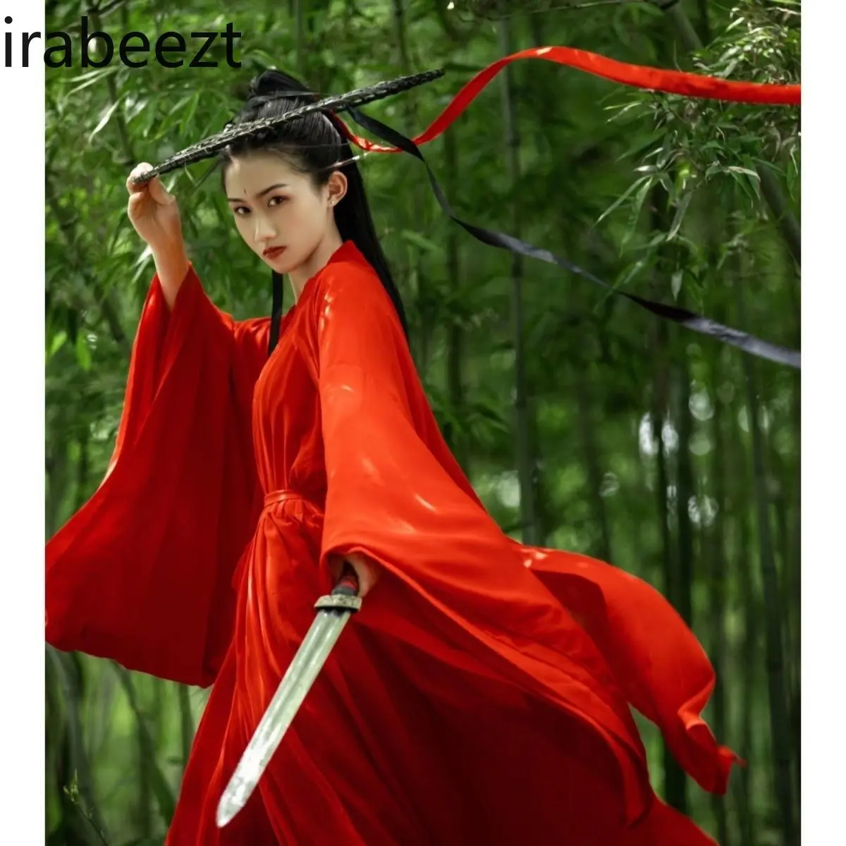 Elegant Wei Jin Style Hanfu Dress Women's Flowing Sleeve Fairy Gown White Ethereal Loose Spring Ancient Chinese Costume