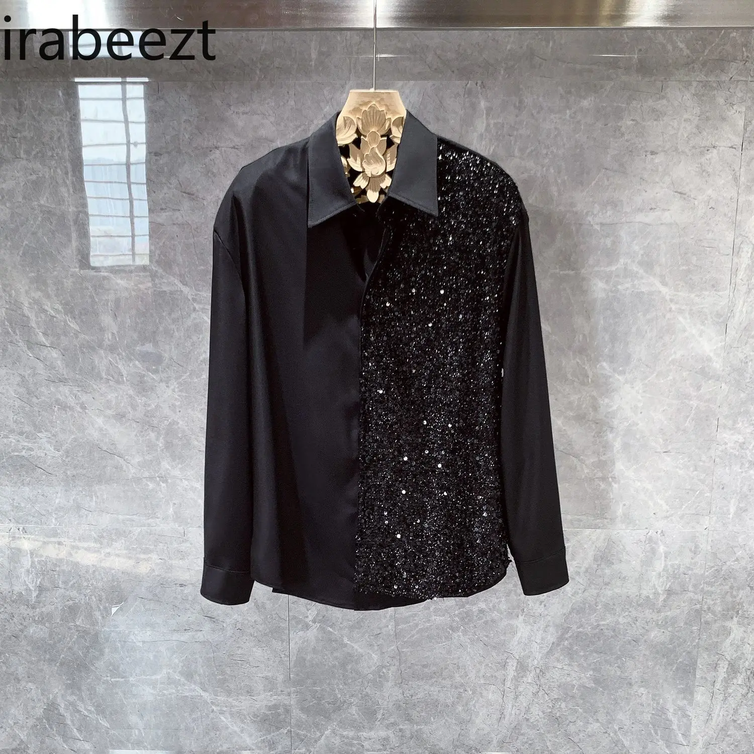 2024  New Korean Version High-end Design Sense of Minority Long-sleeved Coat for Men Spring All Fashion Men Clothing Shirts