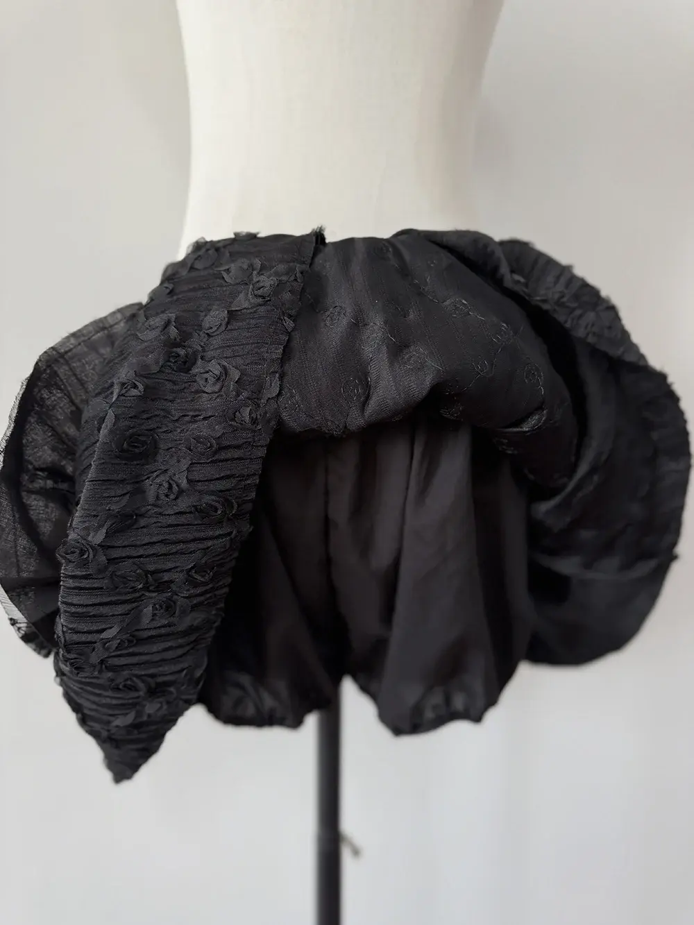 Girly French Lace Hottie A-line Slimming Cake Shaped Black Ballet Skirt Юбка Пышная Женская Slim Fit Faldas Ajustadas