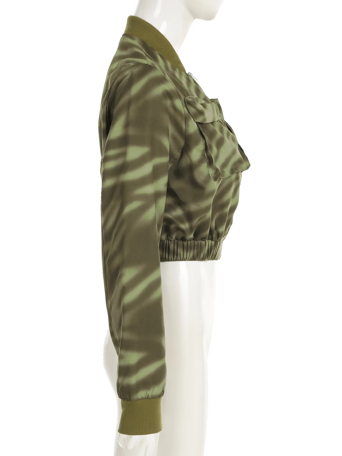 Rockmore Camouflage Print Cargo Jackets Women Streetwear Top Aesthetic 2000s Clothes Casual Vintage Winter Coats Female Coquette