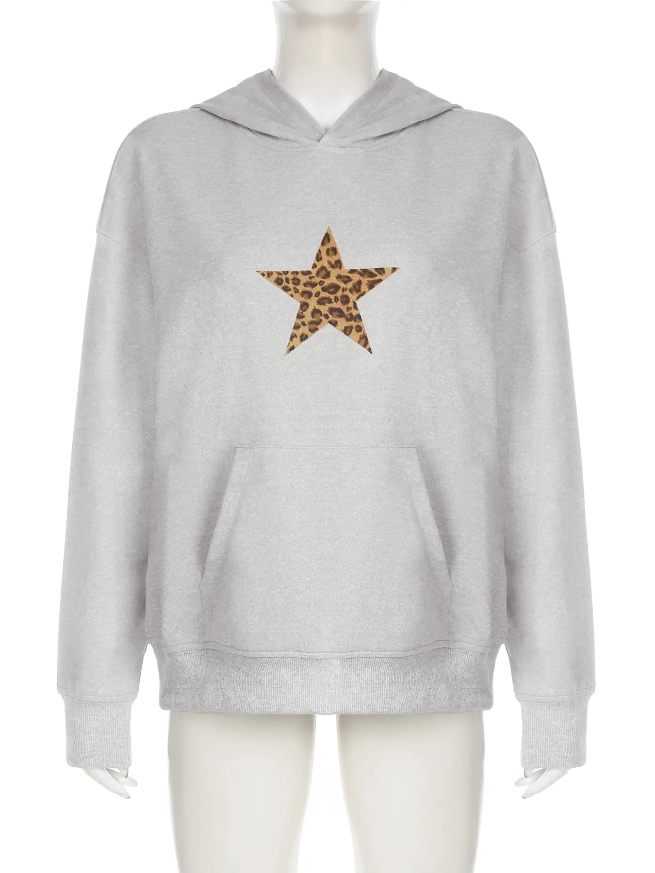 Rockmore Women's Hoodies Printed Sweatshirt Y2K Aesthetic Casual Loose Pullovers Chic Streetwear Long Sleeve Top Autumn Clothing