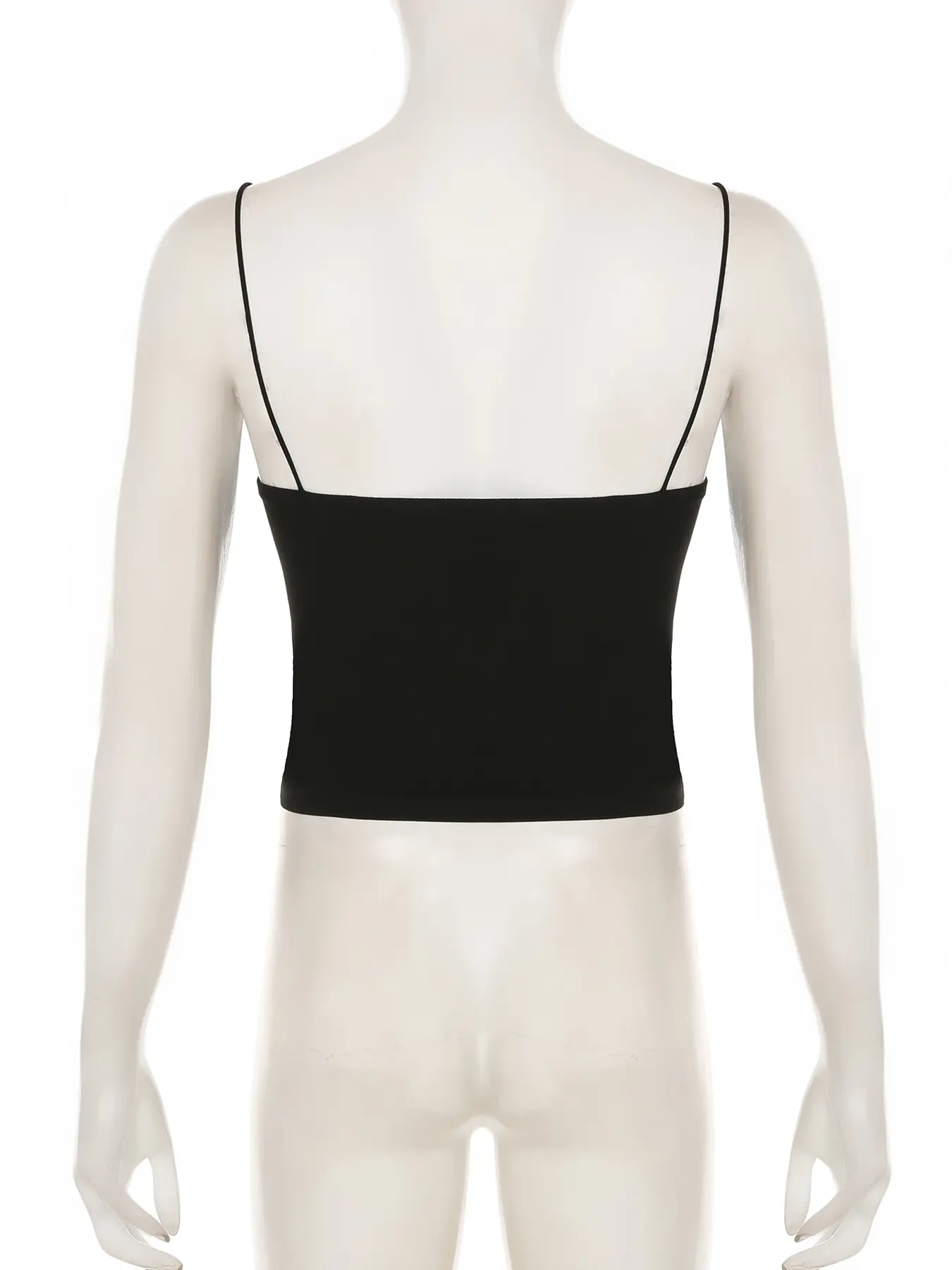 Rockmore Gothic Bandage Cutout Corset Top PU Patchwork Sexy Crop Tank Tops Y2K Streetwear Camis Female 2000s Aesthetic Clothes