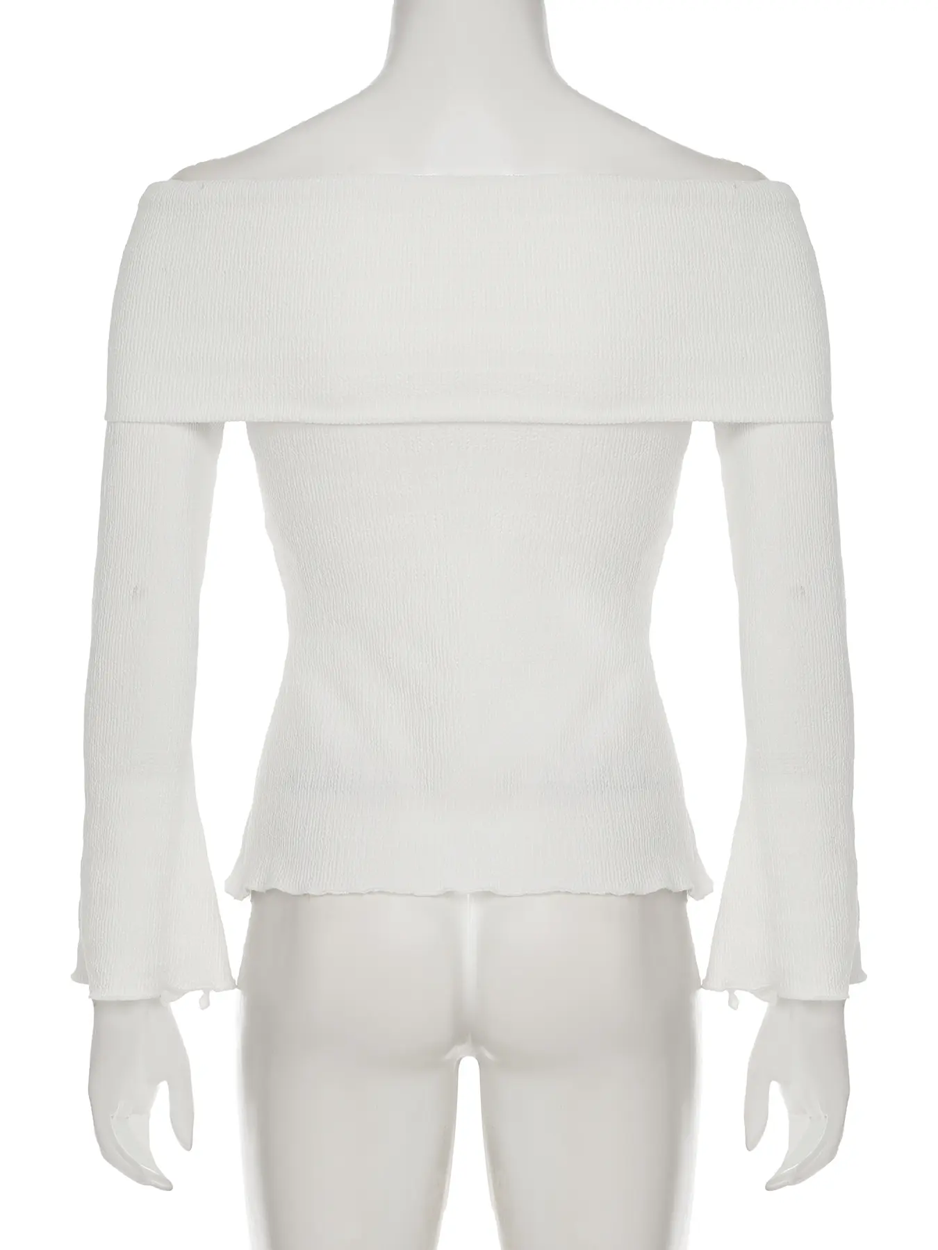 Rockmore Elegant Sexy Off-shoulder Bow Lace Up T-shirts Chic Long-sleeved All Match Solid Tops Women's Korean Clothes Coquette