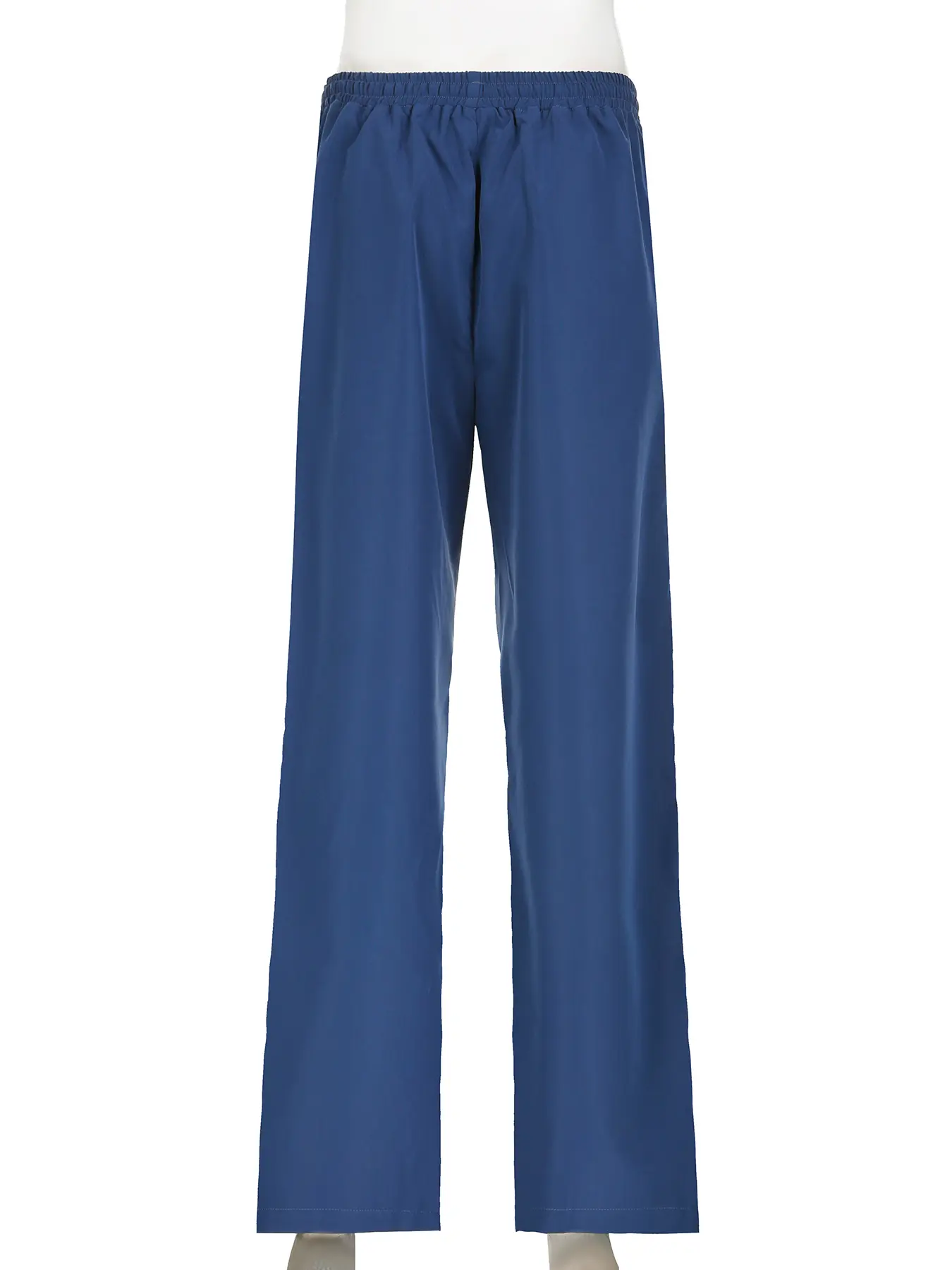 Rockmore Side Striped Patchwork Letter Loose Casual Pants Drawstring Low Waist Sweatpants Y2k Straight Leg Baggy Trousers Women