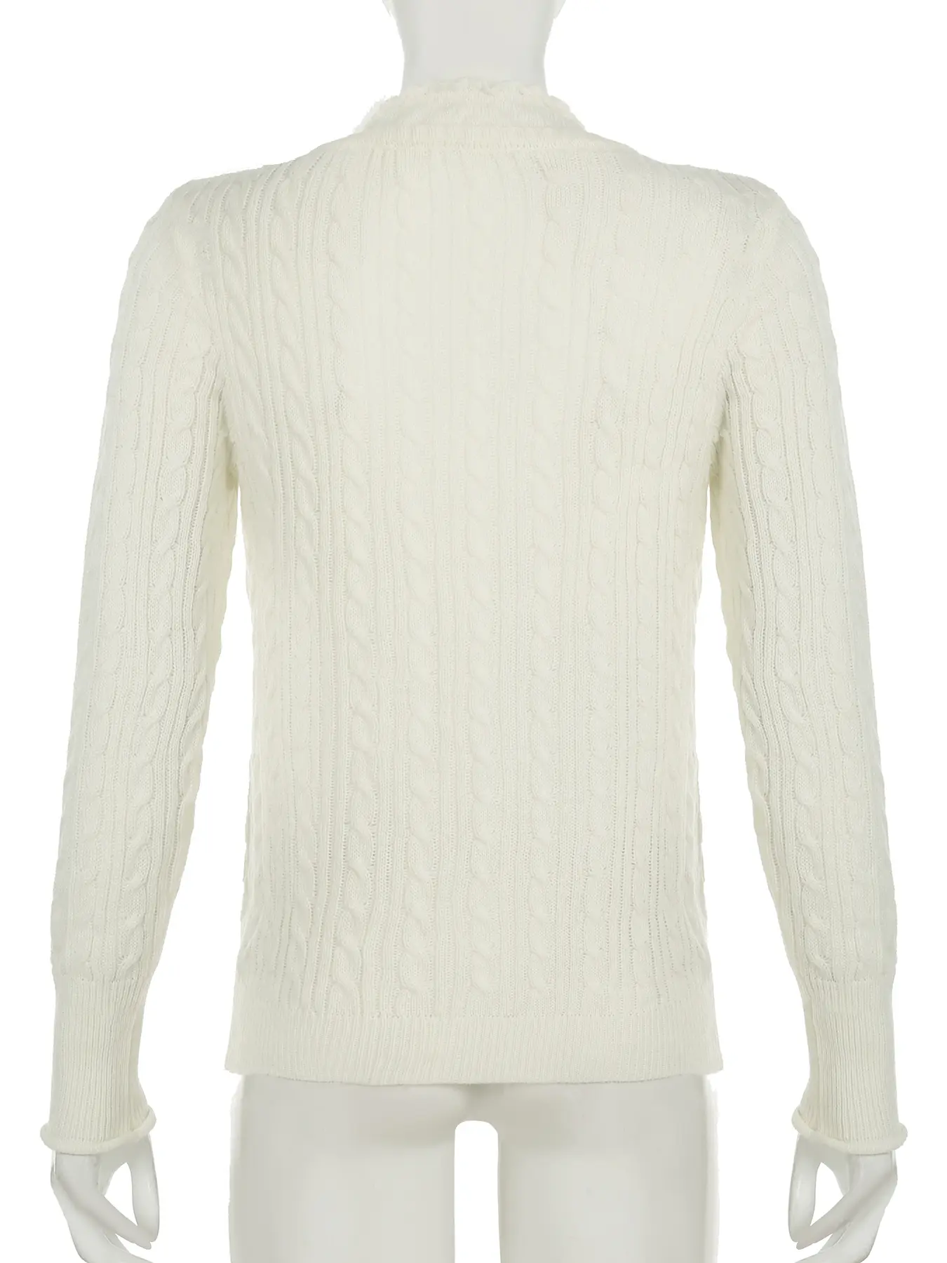 Rockmore Twisted Crew Neck Trim Sweater Women Y2K Korean Basic Jumper Tops Casual Pullovers Autumn Winter Long Sleeve Sweaters