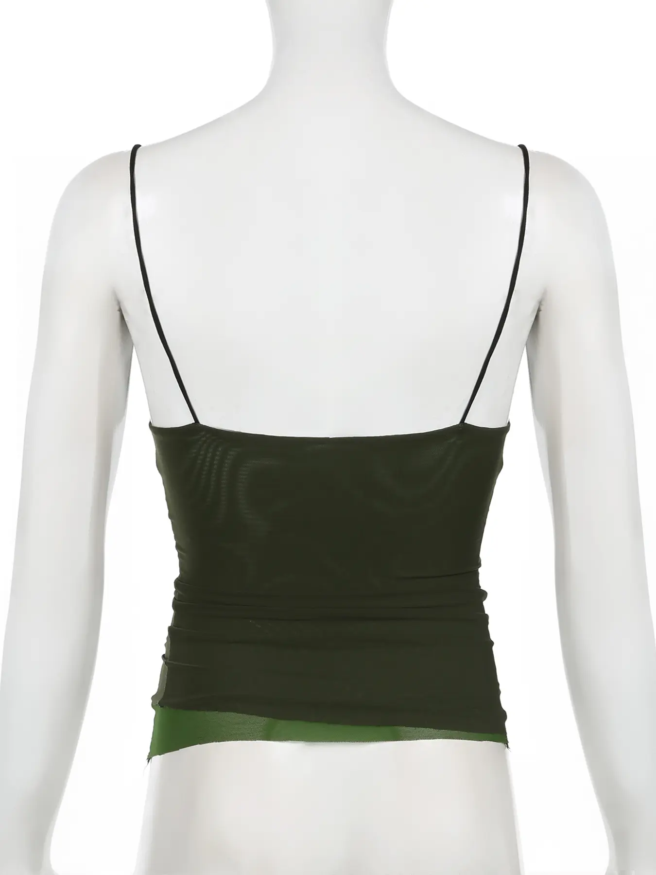 Rockmore Retro Green Small Fresh Slim Sexy Crop Vest Coquette Casual Camisole Fashion Clothes Y2k Streetwear Summer Sexy Tops