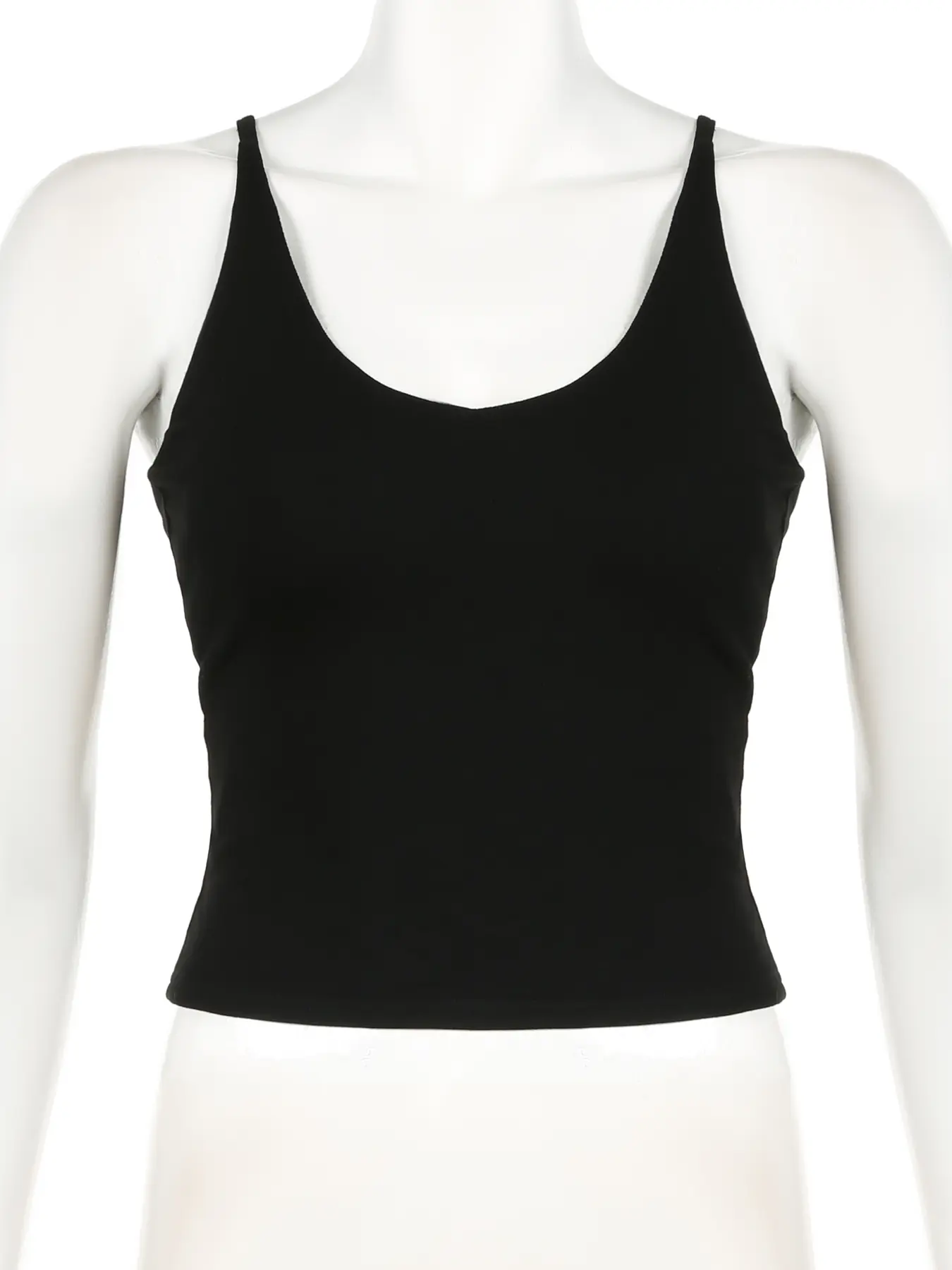 Rockmore Backless Cross Strap Camisole Fashion Solid Low-cut Thin Crop Top Party Y2k Streetwear Sleeveless Spaghetti Strap Vest