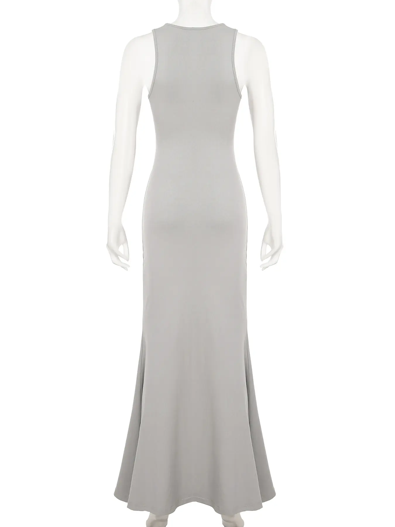 Rockmore Sexy Halter Hollow Out Pleated Knot Long Dresses Women Sleeveless Deep V-Neck Holiday Beach Dress Lady Evening Clothes