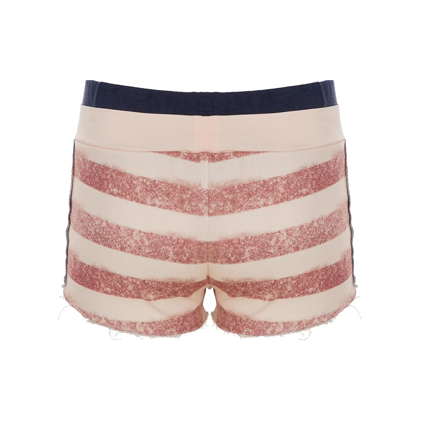 Rockmore American Print Mini Shorts for Women Summer Fashion Streetwear Low Rise Color Block Drawstring Ultra Short Pants Y2K