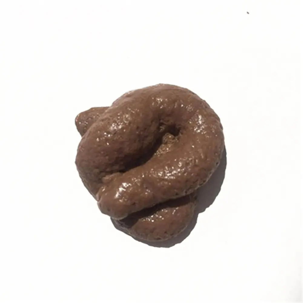 Realistic Fake Poop Regular Artificial EVA Plastic Home Joke Fun Party Supplies All Occasions Soft Sticky Waste Turd