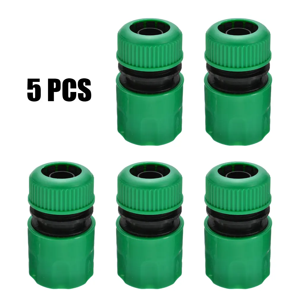 Connector Garden Hose Connector Adaptor Fitting Garden Hose Connector Pipe Connector Quick Connect Watering Pipe 5x Connector