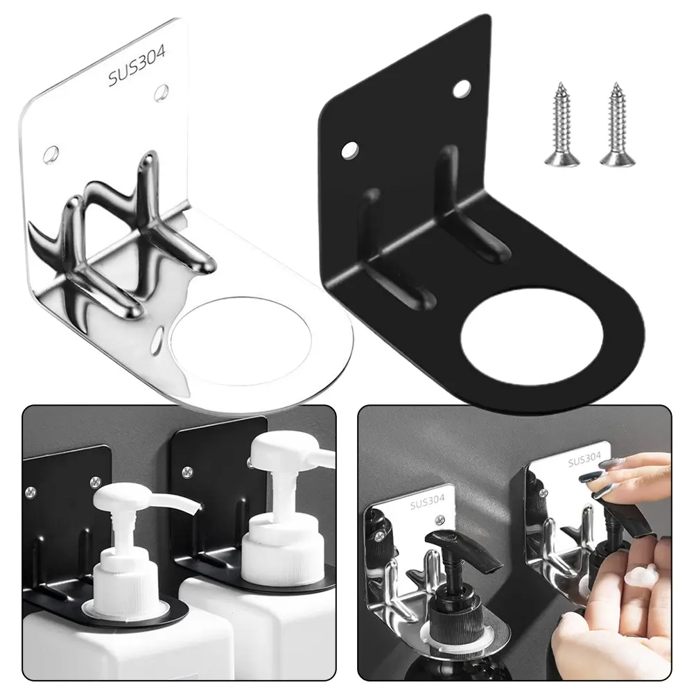 Gel Organizer Bottle Holder Wide Scenario Convenient To Use Easy To Use Soap Shower Stainless Steel And Reusable