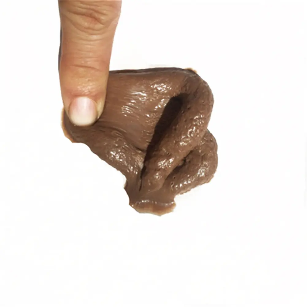 Realistic Fake Poop Regular Artificial EVA Plastic Party Supplies All Occasions Prank Poop Soft Sticky Waste Turd