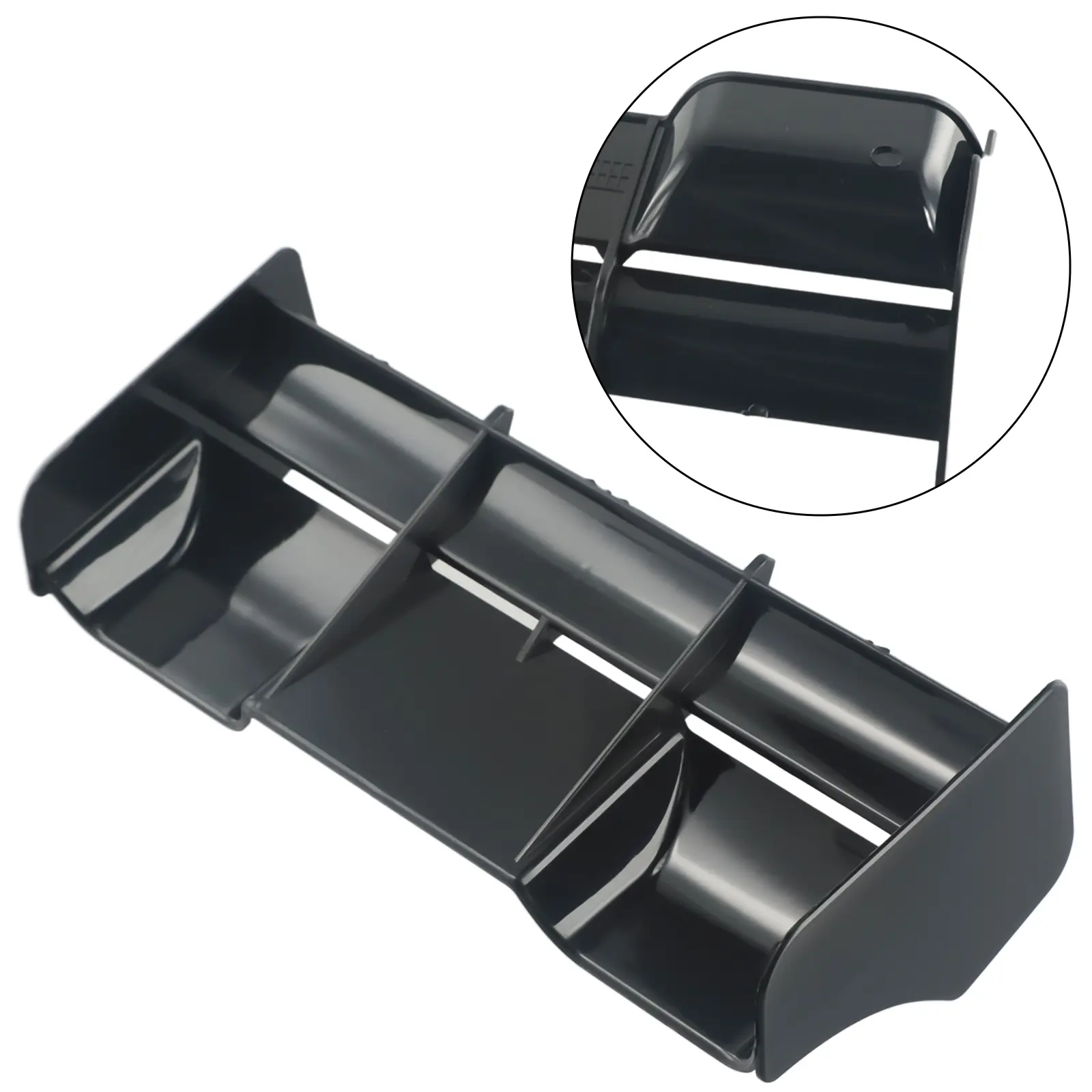 Cars Rear Wing Black Plastic For 1:8 Buggy RC Off Road 21*8.2*4.5cm New High Quality Useful Portable Practical