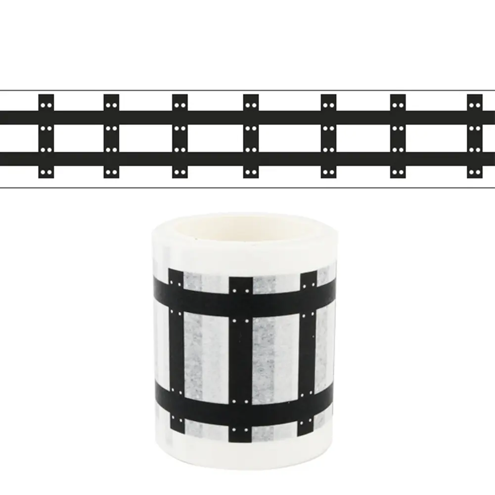 Duct Tape Toy Track Sticker Parking Scene Pattern Railway Removable Roll Car Road Set 18-25g 5cm Bend Corners DIY