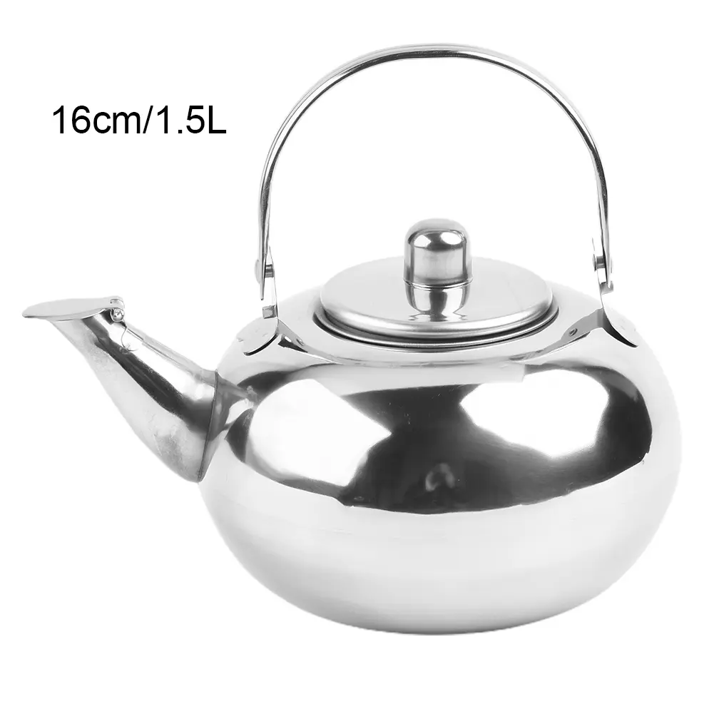 Brand New High Quality Teapot Stainless Steel Coffee Tools Dinnerware Filter Tea For Coffee Tea Thick Whistling