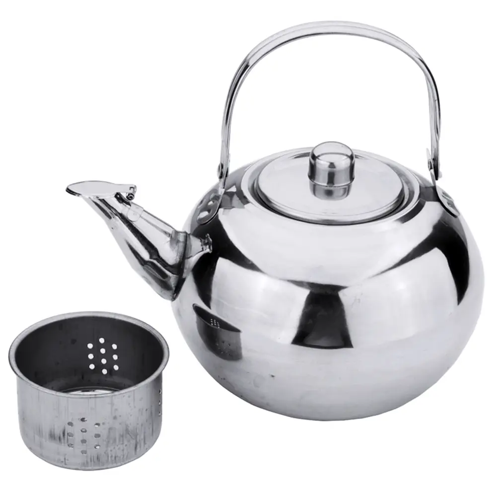 Brand New High Quality Teapot Stainless Steel Coffee Tools Dinnerware Filter Tea For Coffee Tea Thick Whistling