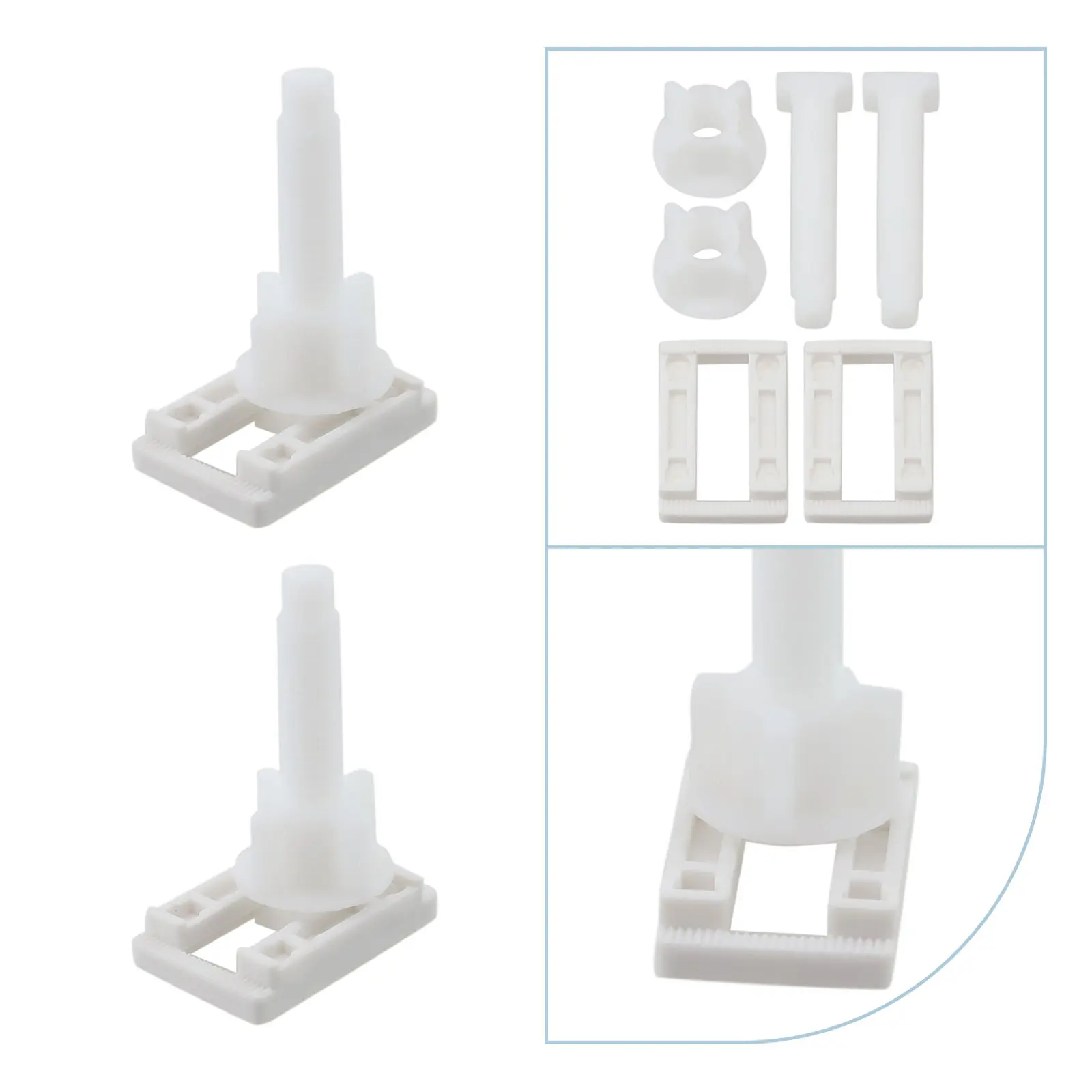 Home Improvement Toilet Parts Fixtures Toilet Hinge Screws Toilet Lid Hinge Screw Plastic Toilet Lid Hinge Screw Top AccessorieL