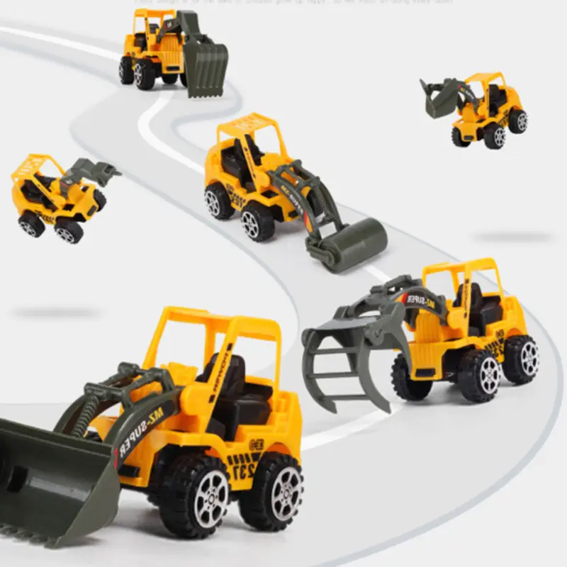 Engineering Truck Model Diecast Construction 6 Pcs/Set Vehicle For Children High Quality Sell Well Hot Hot Sale