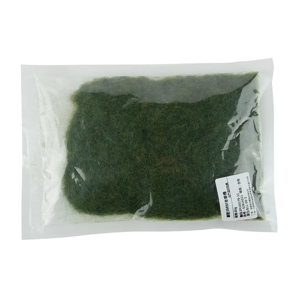 Brand New Lake Natural Vegetation Grass Powder Lawn Lawn Layout Model Nylon Outdoor Railway Roadways Scenery Train