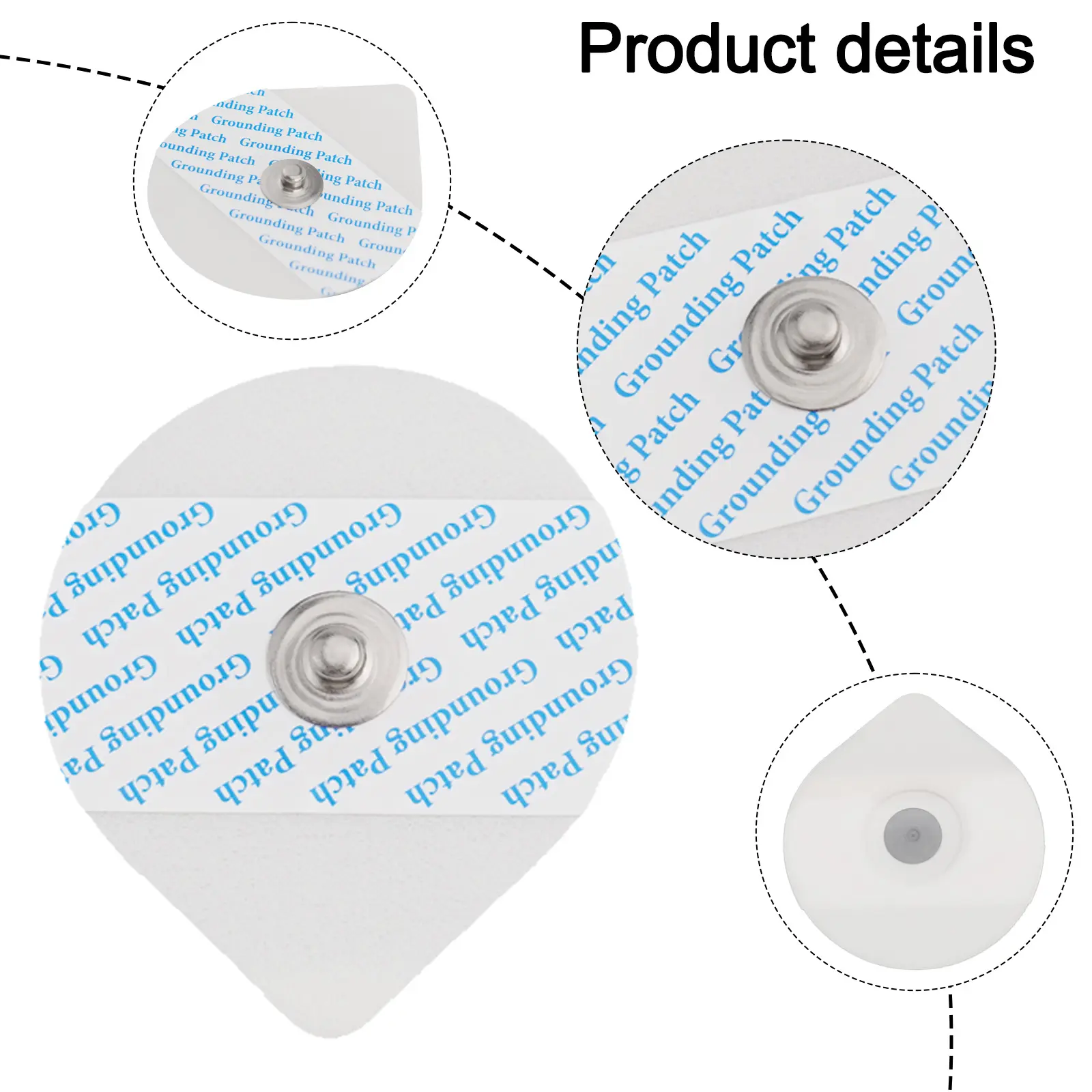 Copper Wire Based For grounding Patches A Set of 30 Reusable Sticky Gel Pads Designed for Optimal Safety in Indoor Environments