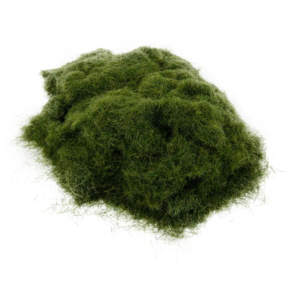 Brand New Lake Natural Vegetation Grass Powder Lawn Lawn Layout Model Nylon Outdoor Railway Roadways Scenery Train