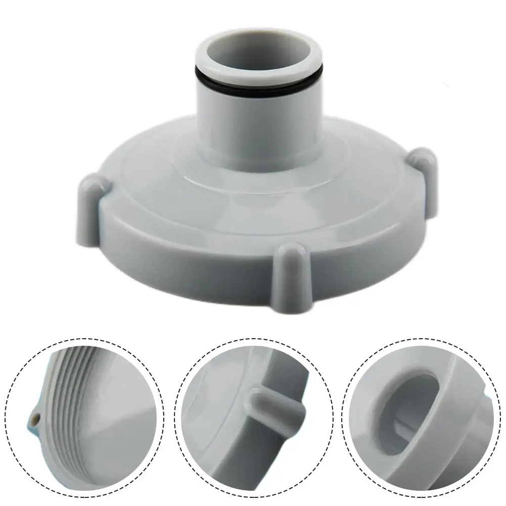 For Filtration System Pool Suction Adapter Pool Hose Adapter Pool Cleaning Blue Sturdy Material Easy Installation