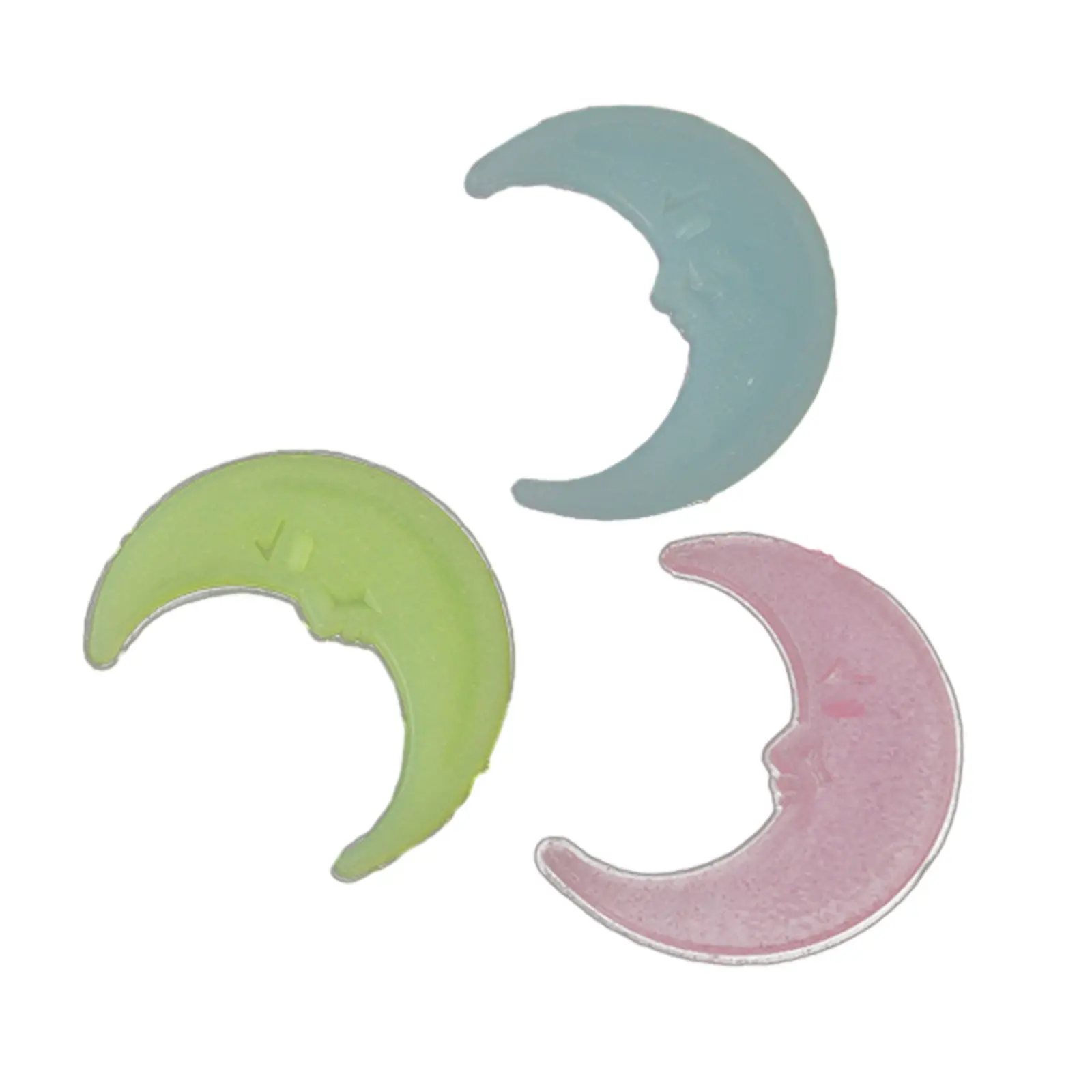 100PC Stickers Fun 100PCS Glow In The Dark 100Pcs 100Pcs Pack Living Luminous Moon Fluorescent Moons 100pcs Night