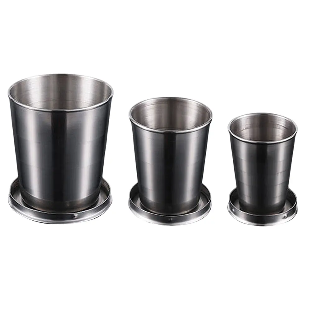 Compact Drink Container Folding Camping Utensils Travel Gear Hygienic Camping Accessory Lightweight Camping Gear